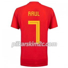 Koszulka Hiszpania Raul 7 Główna Mistrzostwa Świata 2018 - Koszulki Piłkarskie